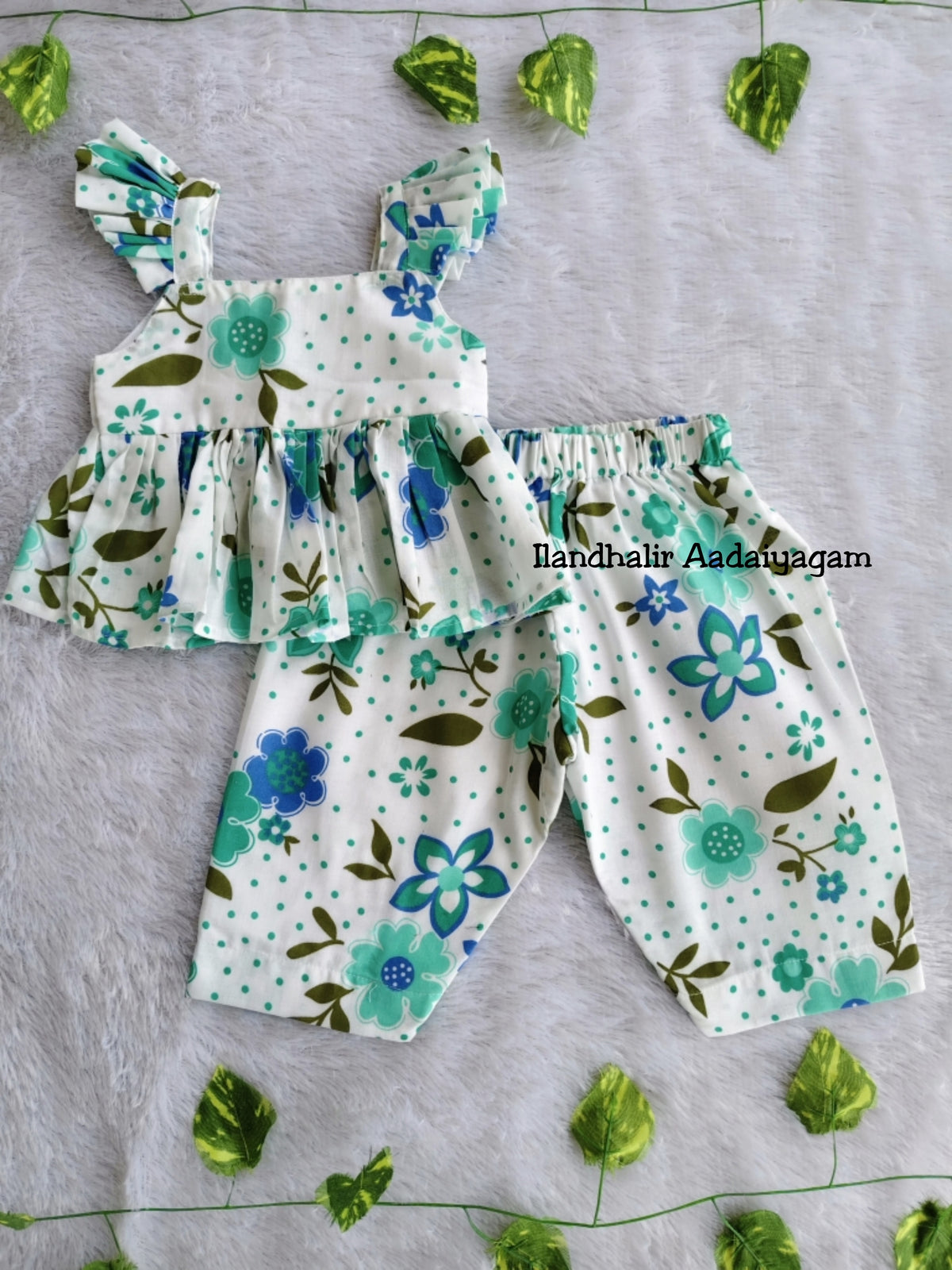 (CTP002) Girls Cotton Co-ord Set Top & Pant