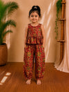 (CTP016) Kalamkari Print Floral Top and Pant