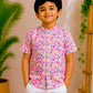 (BC005) Playful Fruit Print Boy's Shirt