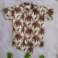 (BC023) Traditional Royal Elephant Print Boys' Shirt