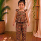 (CTP013) Kalamkari Floral Printed Co-Ord Set