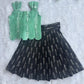 (CTS018) Elegant Girls' Ikat Print Ethnic Set