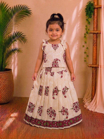 (CTS021) Traditional Elegance Ethnic Printed Co-Ord Set