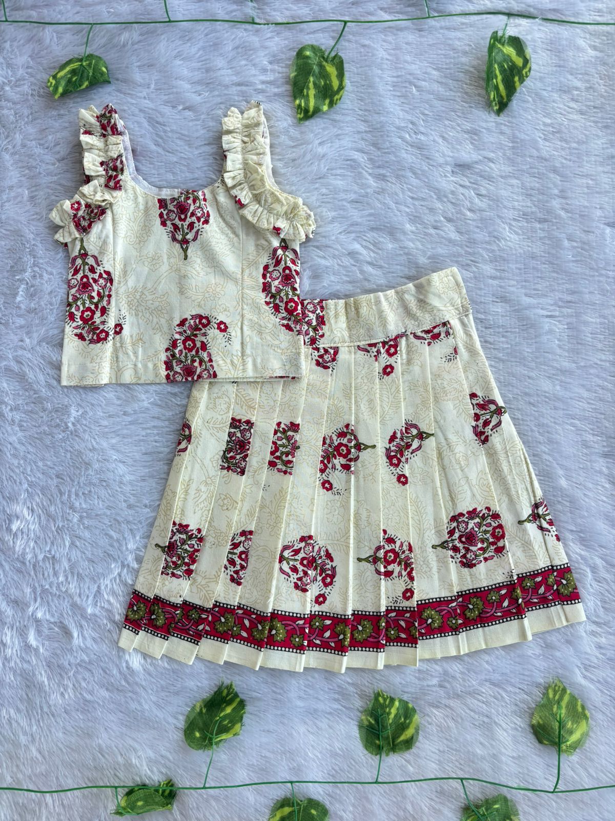 (CTS021) Traditional Elegance Ethnic Printed Co-Ord Set