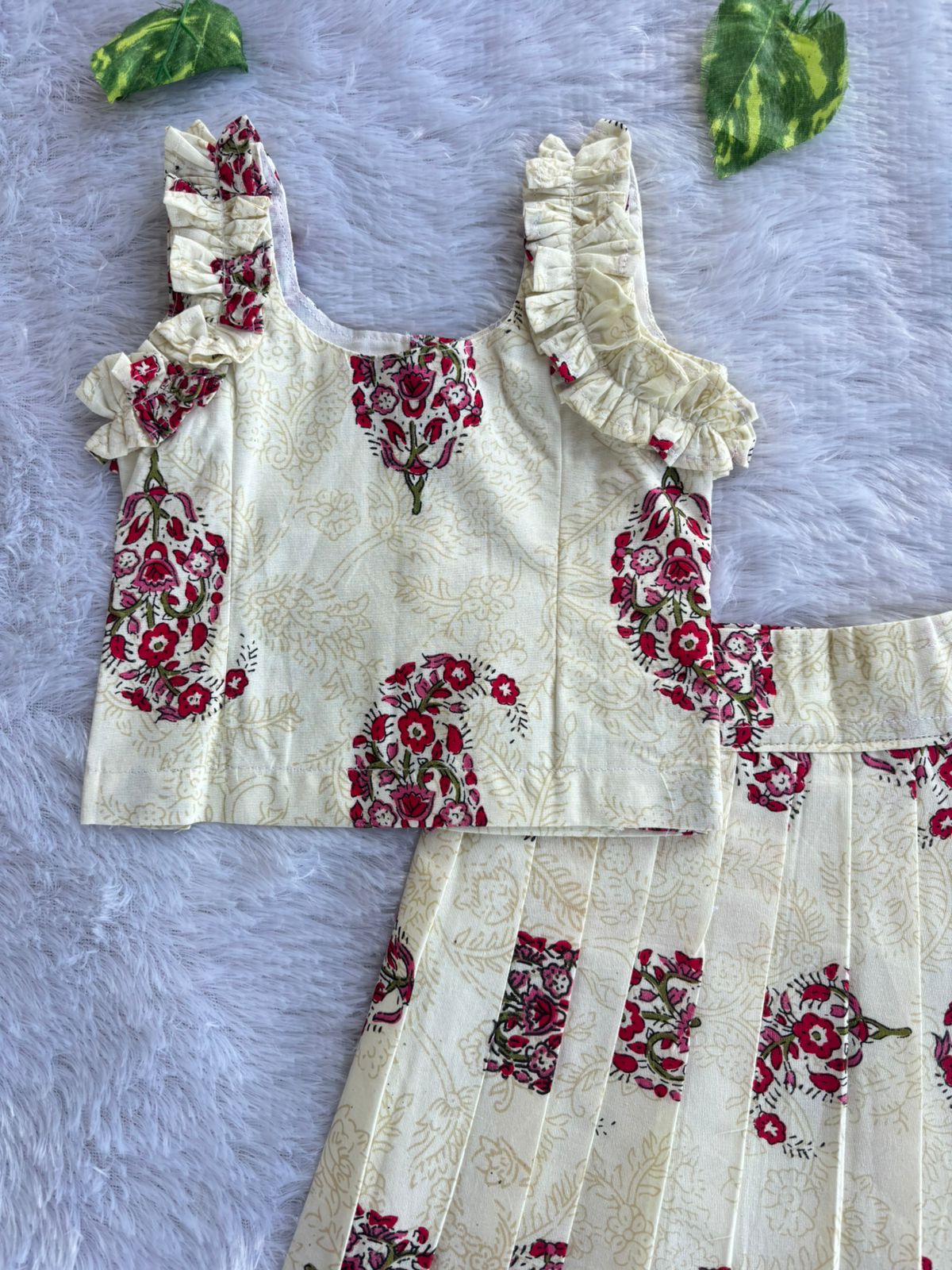 (CTS021) Traditional Elegance Ethnic Printed Co-Ord Set