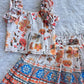 (CTS022) Vibrant Floral & Kalamkari Style Co-Ord Set