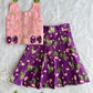 (CTS032)Enchanting Lotus &  Elephant Print Ethnic Set