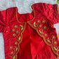 (EFC003) Radiant Traditional Ethnic Frock with Coat for Girls