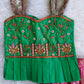 (ETS004) Traditional Green & Pink Kids Pattu Pavadai