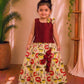 (ETTS001) Pichwai Ethnic Top & Skirt Set