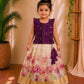 (ETTS011) Kerala Tissue weaves Girls Top & Skirt Set