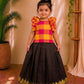(ETTS016)Vibrant Checked Top with Traditional Set