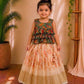 (ETTS025) Graceful Printed Zari Pattu Pavadai Set