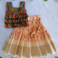(ETTS025) Graceful Printed Zari Pattu Pavadai Set