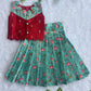 (ETTS034) Elegant Girls' Lotus Motif Ethnic Set