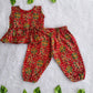 (CTP016) Kalamkari Print Floral Top and Pant
