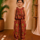 (CTP016) Kalamkari Print Floral Top and Pant