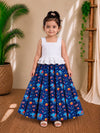 (CTS029) Playful Elephant and Festive Motif Print Long skirt